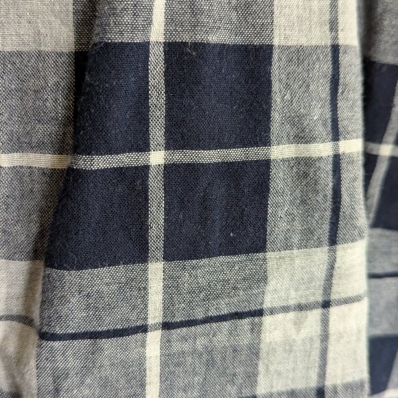 Madewell Plaid Short Sleeved Boxy Shirt Size Large - Picture 6 of 13